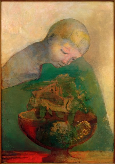 Cuenco del devenir de Odilon Redon