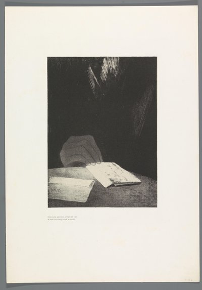 A todas luces, era una mano de carne y hueso como la mía
The Haunted House, 6 litho