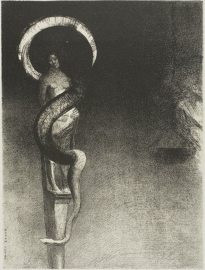 Aureola de Serpiente de Odilon Redon