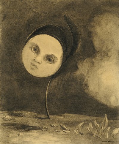 Flor extraña de Odilon Redon