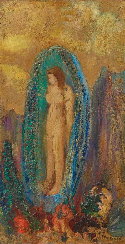 El nacimiento de Venus o huevo áurico de Odilon Redon