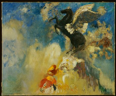 El Pegaso Negro de Odilon Redon