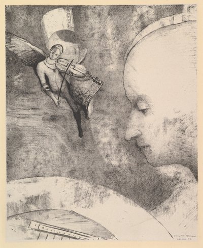El arte celestial, 1894 de Odilon Redon