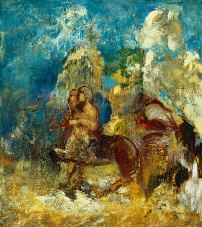 El Centauro, c.1910 de Odilon Redon