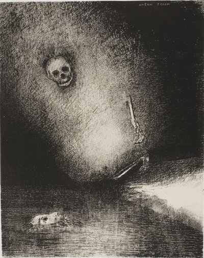 El sueño ha terminado en muerte, de El jurado de Odilon Redon