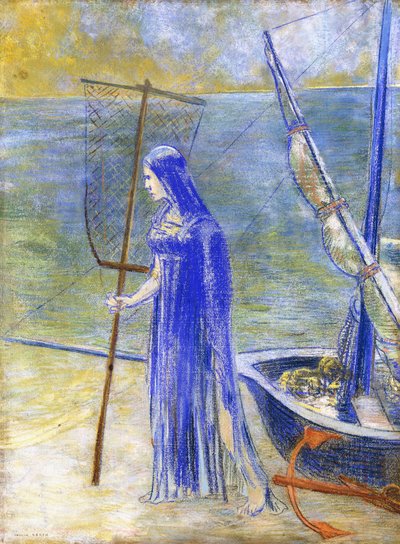 La pescadora, 1900 de Odilon Redon