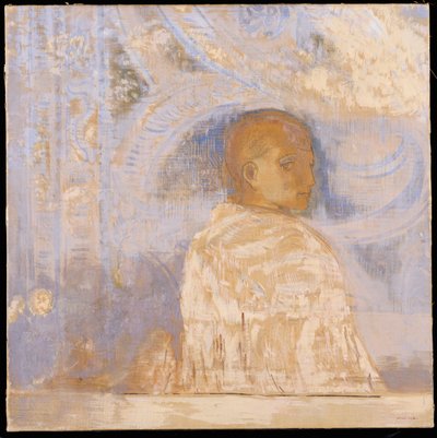 La mirada, c.1910 de Odilon Redon