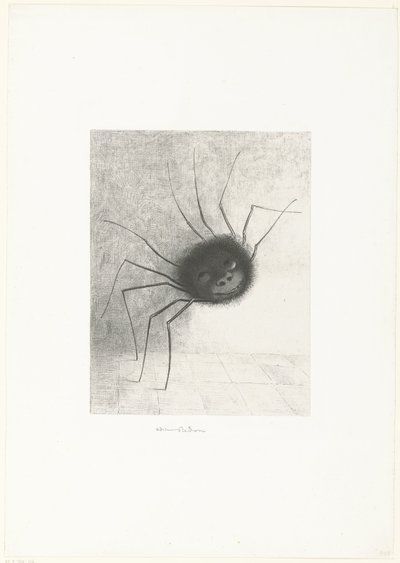 La araña de Odilon Redon