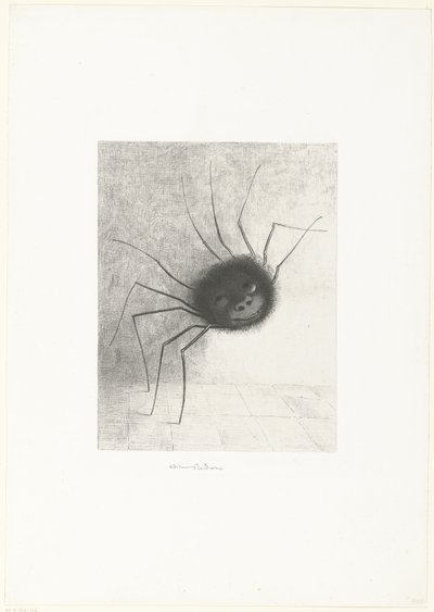 La araña, 1887 de Odilon Redon