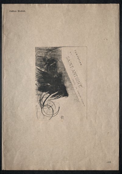 La tentación de San Antonio Primera Serie: Portada de Odilon Redon