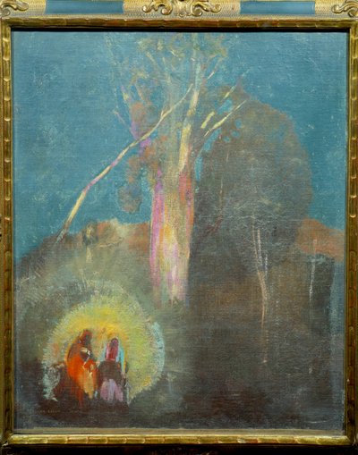 La huida a Egipto de Odilon Redon