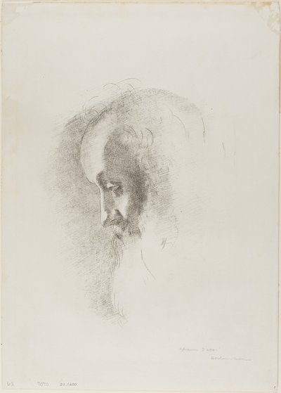 A la vejez, de la noche de Odilon Redon
