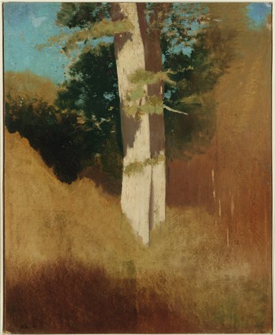Árbol con Cielo Azul de Odilon Redon
