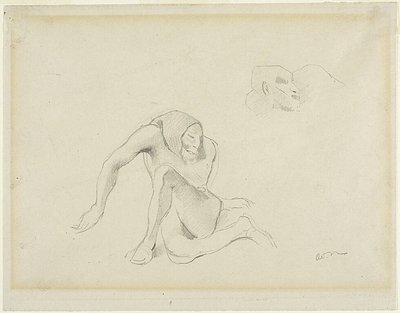 Dos figuras grotescas de Odilon Redon