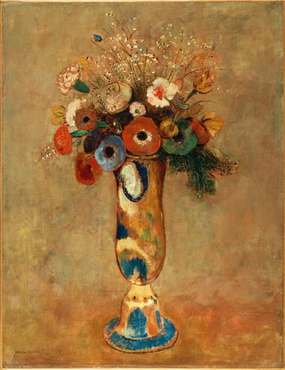 Jarrón de flores, 1912 de Odilon Redon