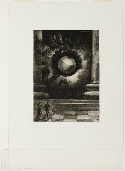 Visión, lámina ocho de En sueños de Odilon Redon