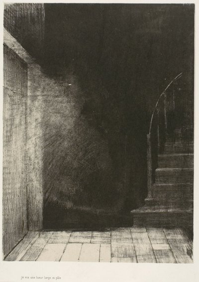 Ambos vimos una gran luz pálida, lámina 2 de 6 de Odilon Redon