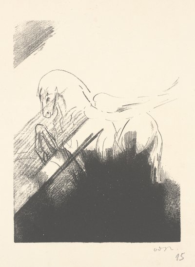 Caballo alado de Odilon Redon