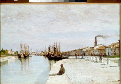 Marina de Rimini de Odoardo Borrani