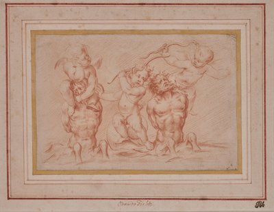 Tritones y Putti de Odoardo Fialetti