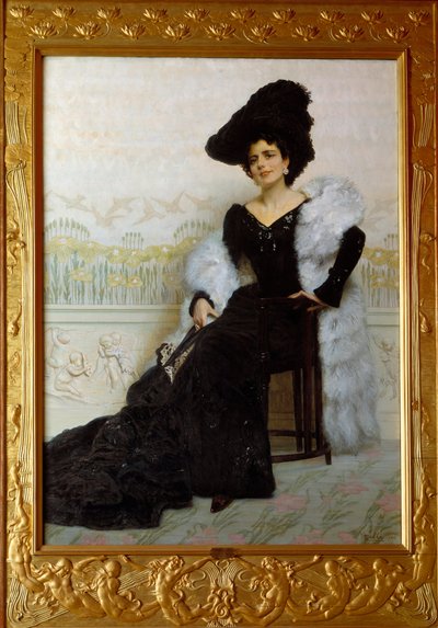 Retrato de Madame Agliano de Odoardo Gelli