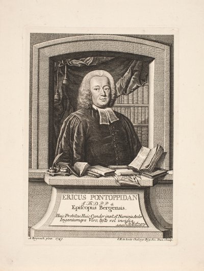 Erik Pontoppidan (el joven) Obispo de Odvardt Helmoldt de Lode