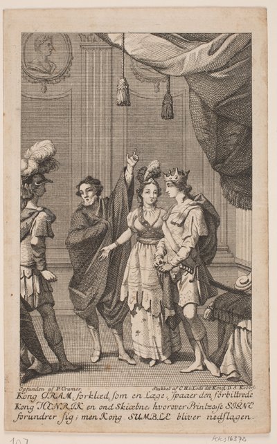 Ilustración para N. K. Bredal, "Gram y Signe" de Odvardt Helmoldt de Lode