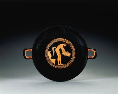 Kylix ático de figuras rojas, c.470 a.C. de Oedipus Painter