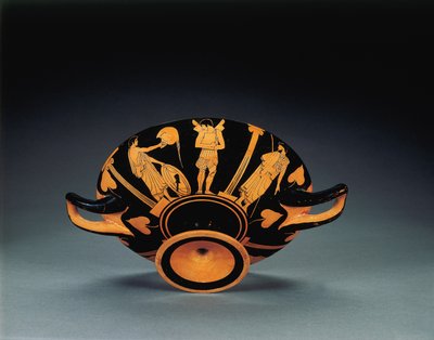 Kylix de figuras rojas ático, c.470 a.C. de Oedipus Painter