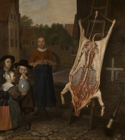 Cerdo sacrificado, 1670 de Oever Ten Oever