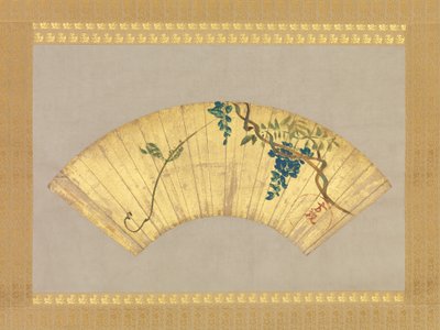 Glicinia, siglo XVII-XVIII de Ogata Korin