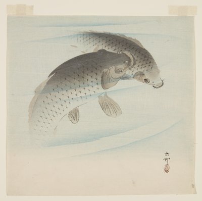 Carpa (Koi) de Ohara Koson