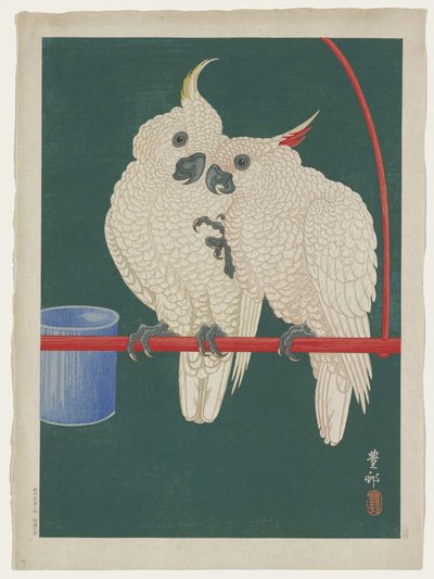 Cacatúas de Ohara Koson