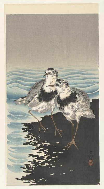 Lavanderas de gran nudo de Ohara Koson