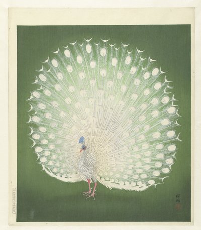 Pavo real de Ohara Koson