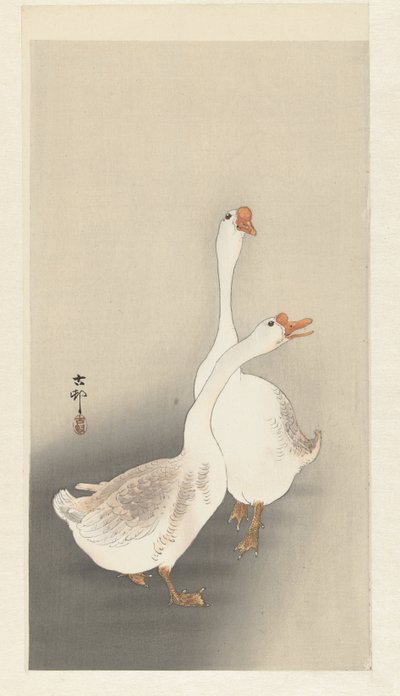 dos enteros de Ohara Koson