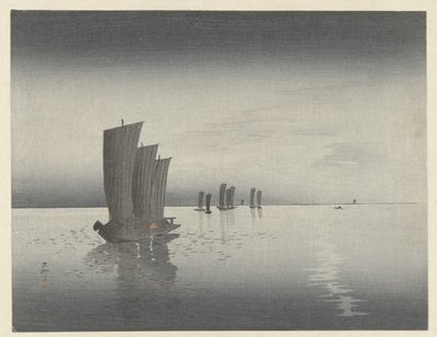 botes de pesca de Ohara Koson
