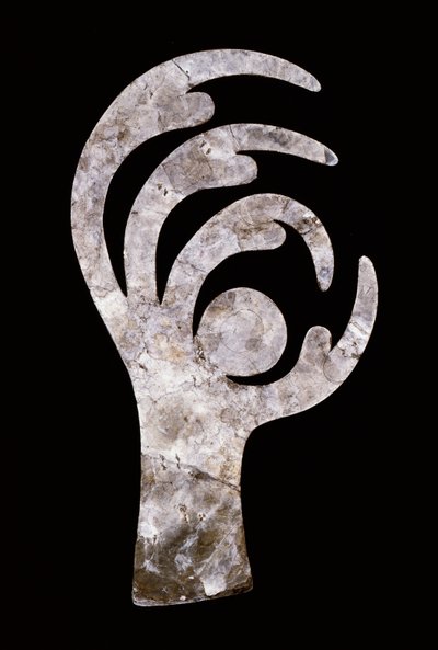 Recorte de garra de pájaro, 200 a.C.-400 d.C. de Ohio Hopewell culture