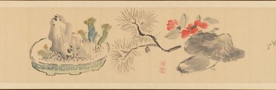 Carta con Flores, 1831 de Okada Hanko