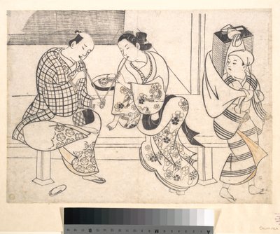 Pareja amorosa de Okumura Masanobu