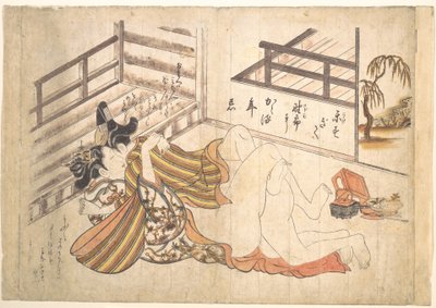 Escena de dormitorio de Okumura Masanobu