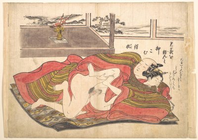 Escena de dormitorio de Okumura Masanobu