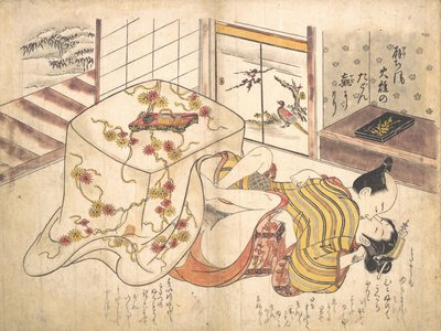 Escena de dormitorio, ca. 1739 de Okumura Masanobu