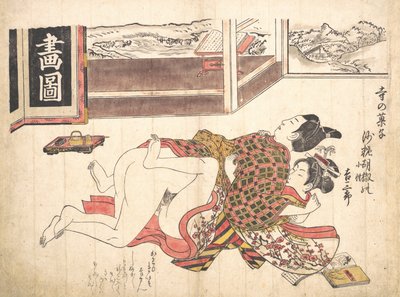 Escena de Dormitorio, ca. 1739 de Okumura Masanobu