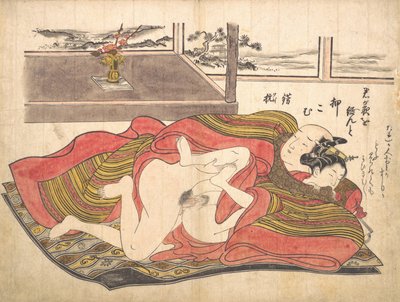 Escena de dormitorio, ca. 1739 de Okumura Masanobu