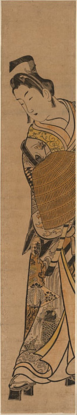 El actor Onoe Kikugoro I como Soga no Goro de Okumura Masanobu