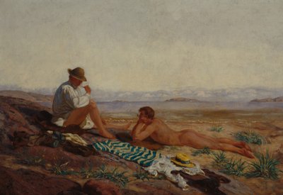 después del baño de Olaf Isaachsen