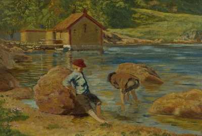 Paisaje del Fiordo del Bosque de Olaf Isaachsen