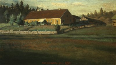 Sorenskrivergården en Setesdal de Olaf Isaachsen
