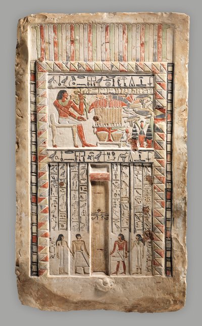 Falsa puerta del sellador real Neferiu, c.2150-2010 a.C. de Old Kingdom Egyptian